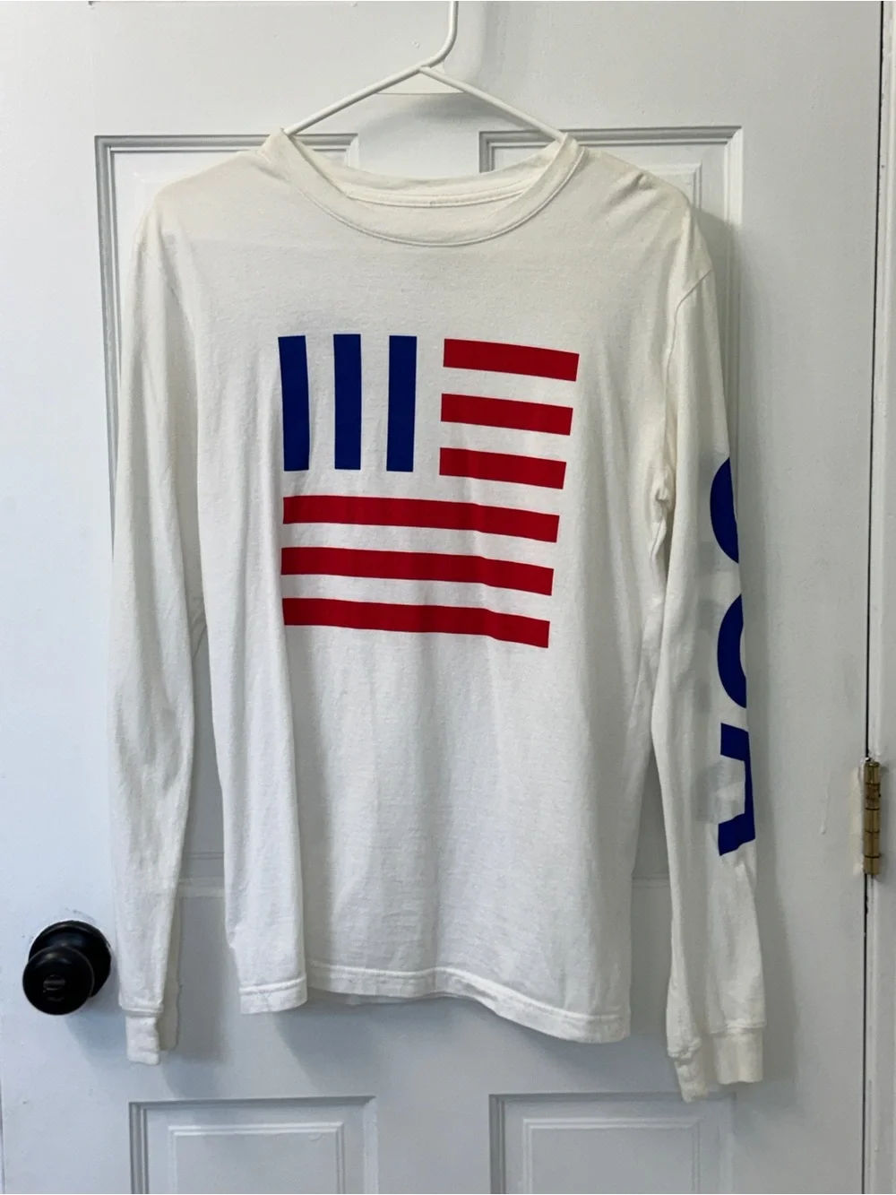 The North Face USA American Flag Long Sleeve Graphic T-shirt Men’s Small
